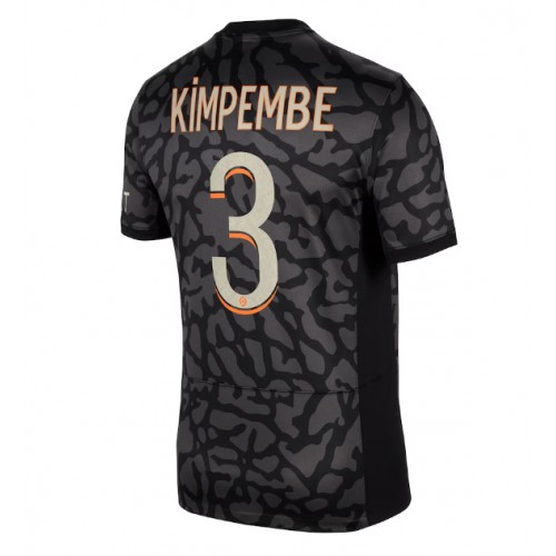 Moški Nogometni dresi Paris Saint-Germain Presnel Kimpembe #3 Tretji 2023-24 Kratek Rokav